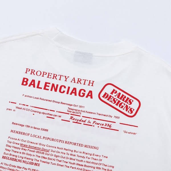 バレンシアガ ロゴ半袖Tシャツ 偽物 ban43629